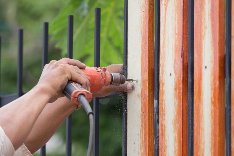 Fence Hole Drilling