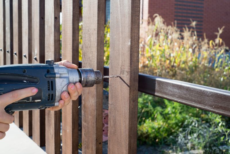 Fence Hole Drilling
