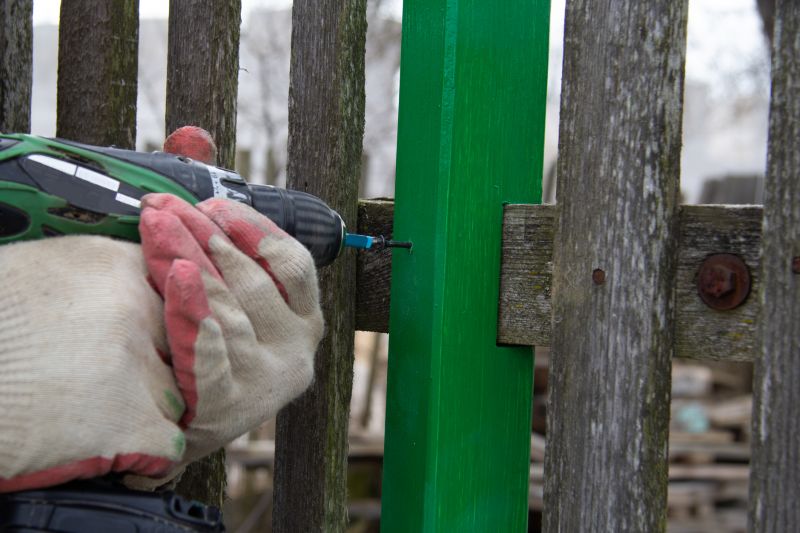 Fence Hole Drilling
