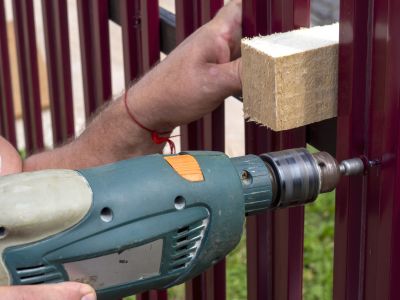 Fence Hole Drilling