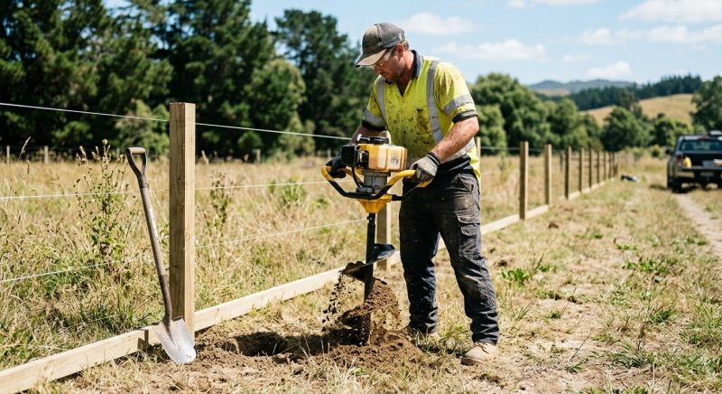 Fence Hole Drilling Service